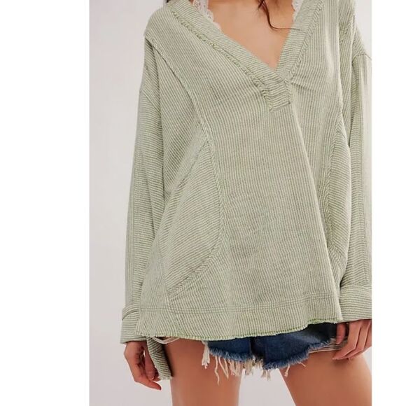 We The Free By The Shore Shirt Olive Combo Size L - Picture 1 of 13